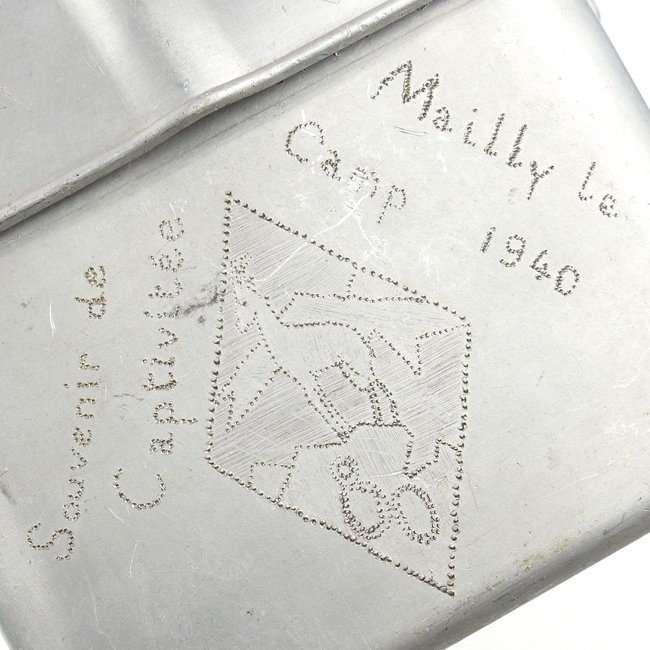 French Prisoner of War Engraved Mess Kit — image 3