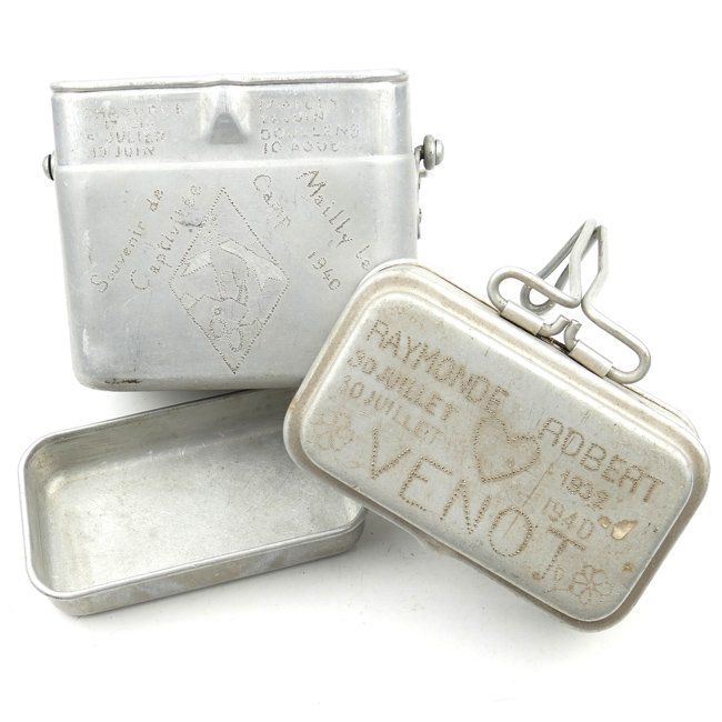 French Prisoner of War Engraved Mess Kit — image 6