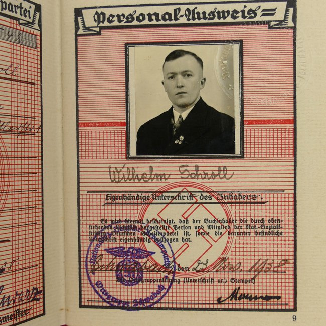 NSDAP Membership Booklet — image 4