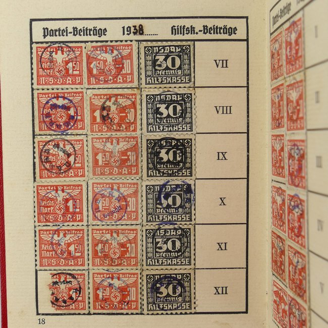 NSDAP Membership Booklet — image 5