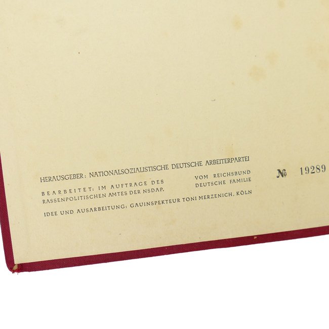 German Family Records Book — image 2