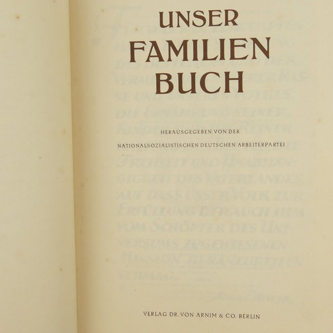 German Family Records Book — image 3