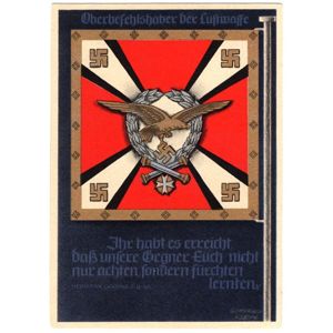 'Auto Standarte Hermann Göring' Postcard by Gottfried Klein