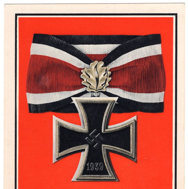  'Ritterkreuz des Eisernen Kreuzes mit Eichenlaub' Postcard — image 2