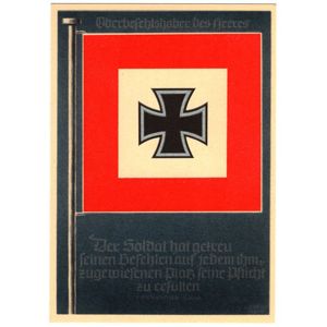 'Auto Standarte Oberbefehlshaber des Heeres' Postcard by Gottfried Klein