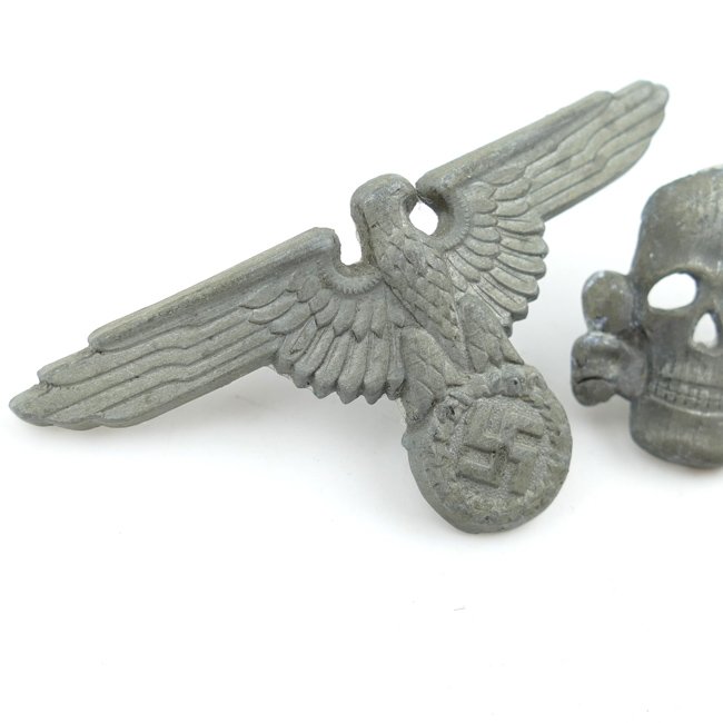 Waffen-SS Visor Cap Eagle & Skull — image 3
