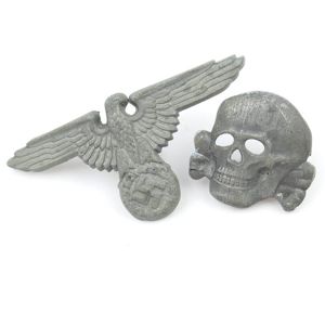Waffen-SS Visor Cap Eagle & Skull