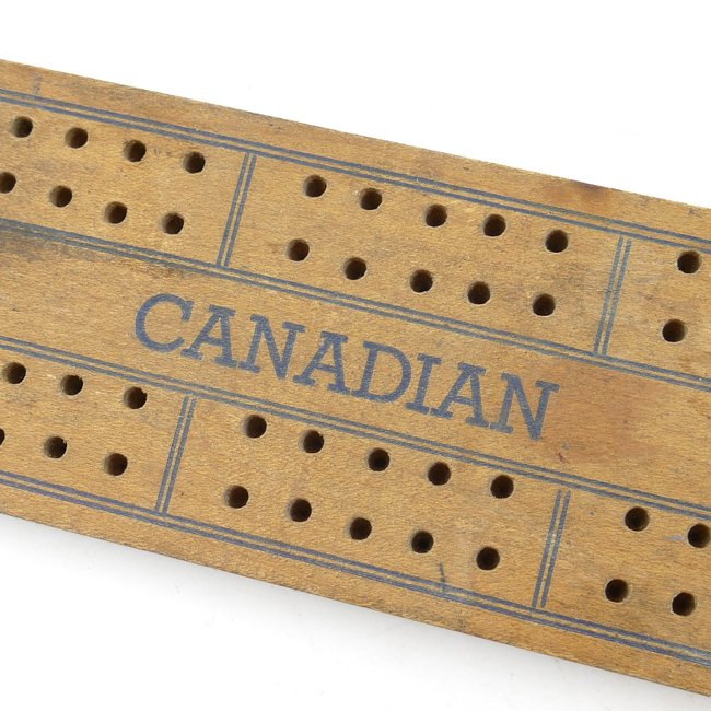 WW2 Canadian Y.M.C.A. Cribbage Board — image 3