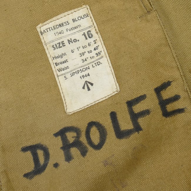 British P40 Battledress Jacket 1944 — image 6