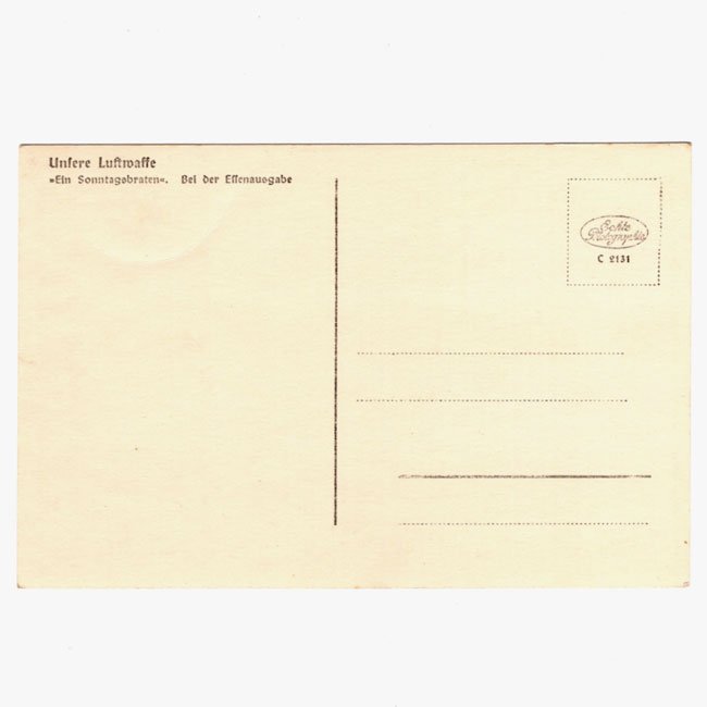 Luftwaffe 'food distribution' Postcard — image 4