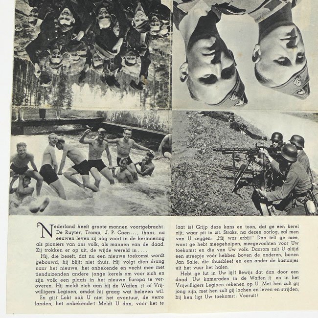 'Flinke kerels voor...!' Dutch Waffen-SS Recruitment Leaflet — image 6