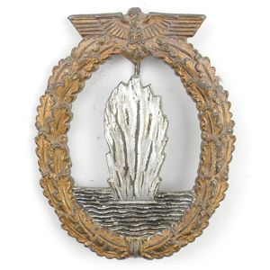 Kriegsmarine Minesweeper War Badge 'AS'