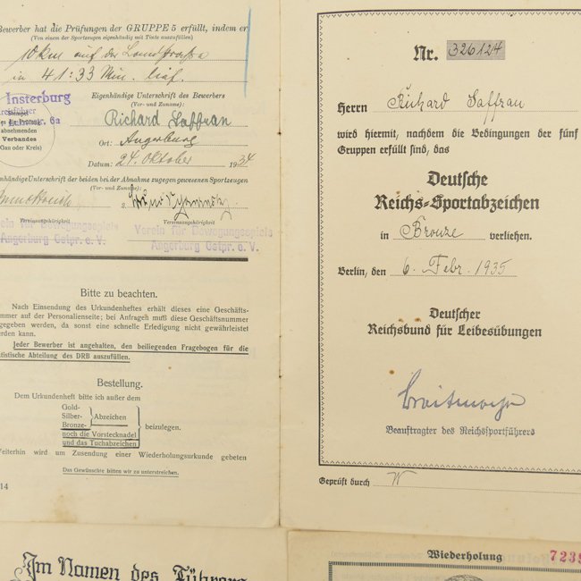 WH (Heer) Award Document Grouping — image 4