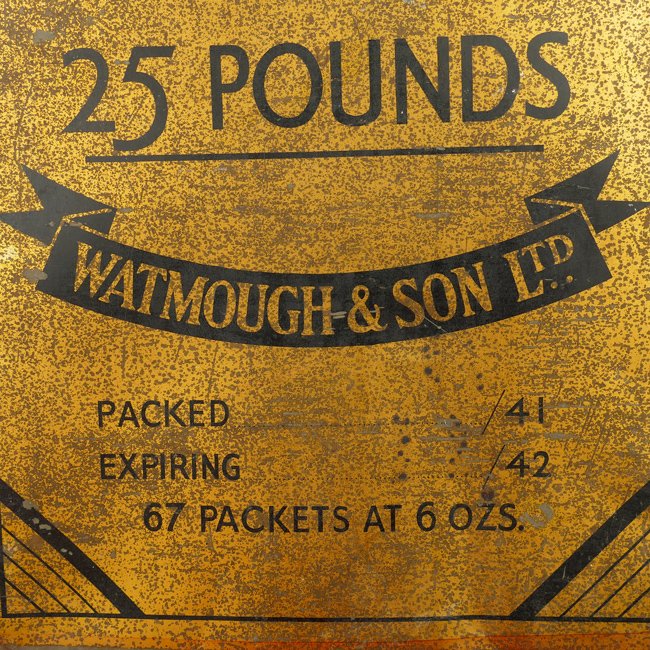 British Service Biscuits Tin 1941 — image 3