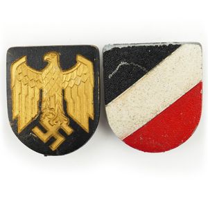 Kriegsmarine Tropical Pith Helmet Shields