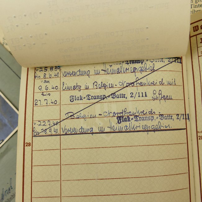Luftwaffe Wehrpaß Grouping — image 14