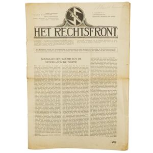 'Het Rechtsfront' Newspaper 1942