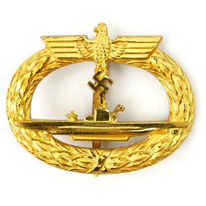 Kriegsmarine U-boat War Badge 'Schwerin'