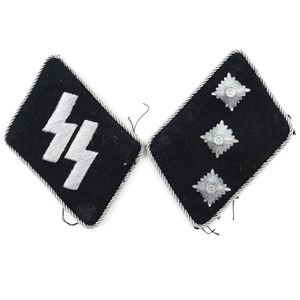 Waffen-SS 'Untersturmführer' Collar Tab Set