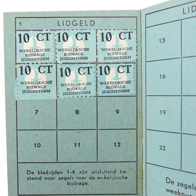 Nationale Jeugdstorm Geldboekje 1942 — image 2