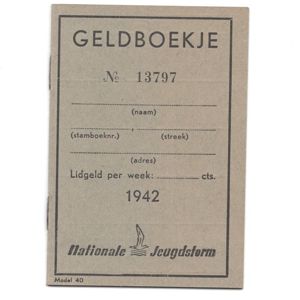 Nationale Jeugdstorm Geldboekje 1942