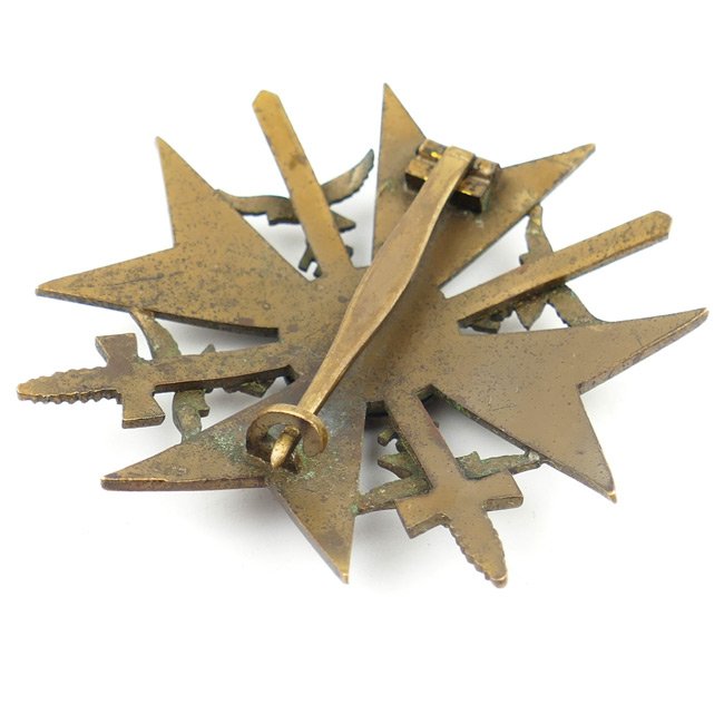 Spanish Cross in Bronze with Swords 'L/16' — image 4