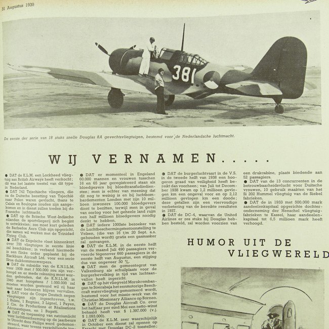 Dutch 'Vliegwereld' 1939/1940 Magazines — image 10