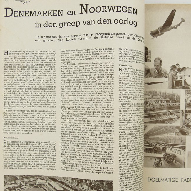 Dutch 'Vliegwereld' 1939/1940 Magazines — image 11