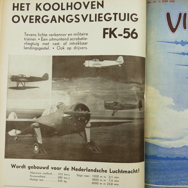 Dutch 'Vliegwereld' 1939/1940 Magazines — image 4