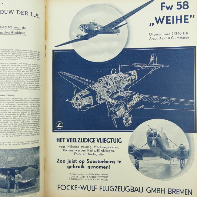 Dutch 'Vliegwereld' 1939/1940 Magazines — image 5