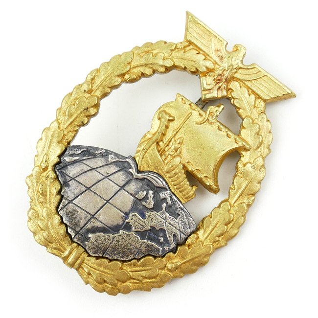 Kriegsmarine Auxiliary Cruiser War Badge — image 2