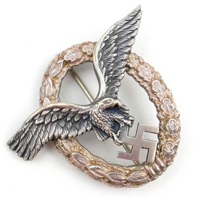 Luftwaffe Pilots Badge - 'Brüder Schneider' — image 2