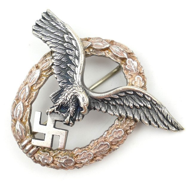 Luftwaffe Pilots Badge - 'Brüder Schneider' — image 3