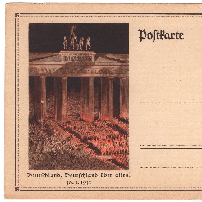 'Machtergreifung Adolf Hitler 1933' Postcard — image 2