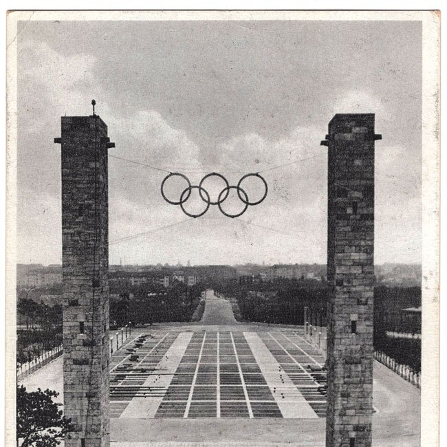 'Olympic Stadium Berlin' Postcard — image 2