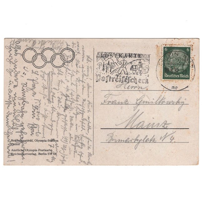 'Olympic Stadium Berlin' Postcard — image 4