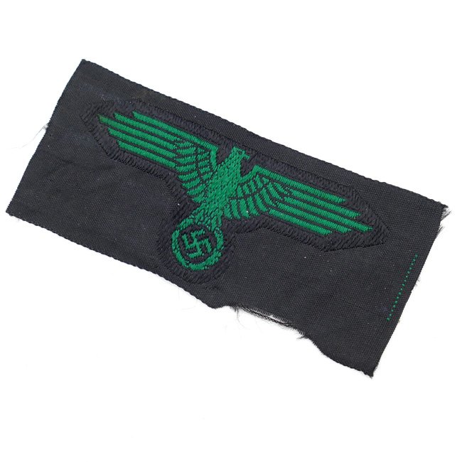 Green Waffen-SS BeVo Camouflage Cap Eagle — image 2