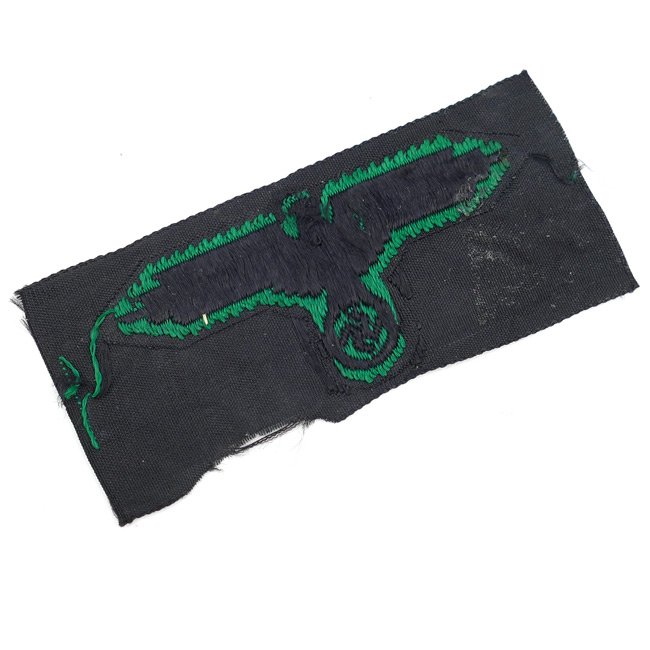 Green Waffen-SS BeVo Camouflage Cap Eagle — image 4