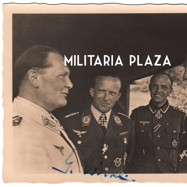 'Gustav Wilke' signed Luftwaffe Postcard — image 2