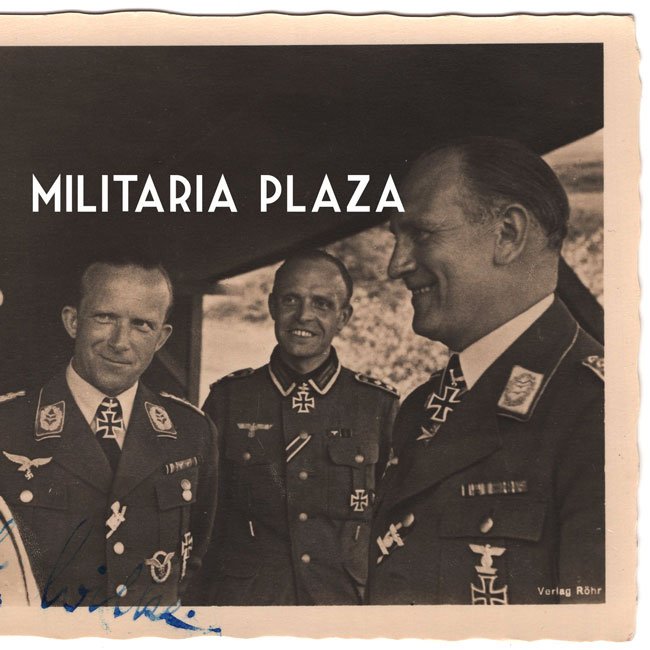 'Gustav Wilke' signed Luftwaffe Postcard — image 3