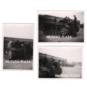 Set of 3 WH (Heer) 'Panzer III' Photographs