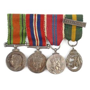 British Miniature Medal Bar