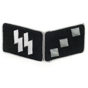 Waffen-SS 'Untersturmführer' Collar Tab Set