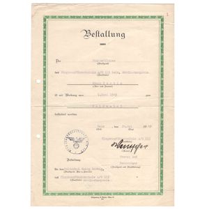 Promotion Document 'Flugzeugführerschule'