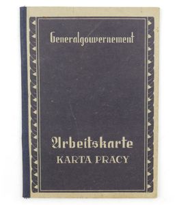 Arbeitskarte 'Generalgouvernement'