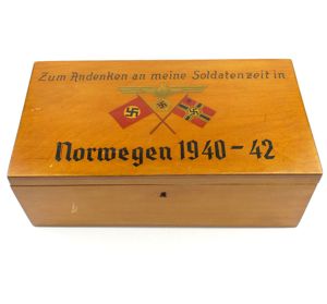 'Norwegen 1940-42' Wooden Souvernir Box