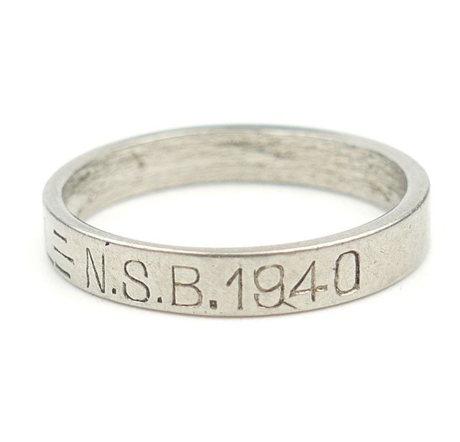 NSB 'Goud om Staal = NSB 1940' Ring — image 2
