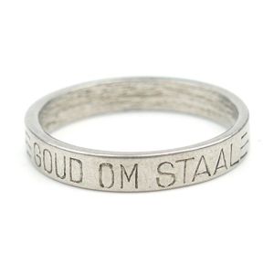 NSB 'Goud om Staal = NSB 1940' Ring