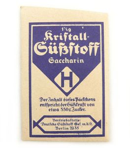 Original small German sweetener package