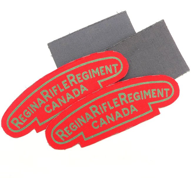 Set of Canadian 'Regina Rifle Regiment' Titles — image 2